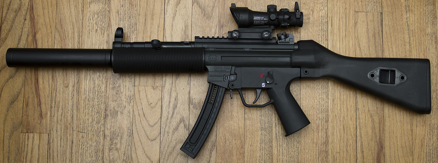 I have a GSG522SD, post-lawsuit version of an MP5SD2. 